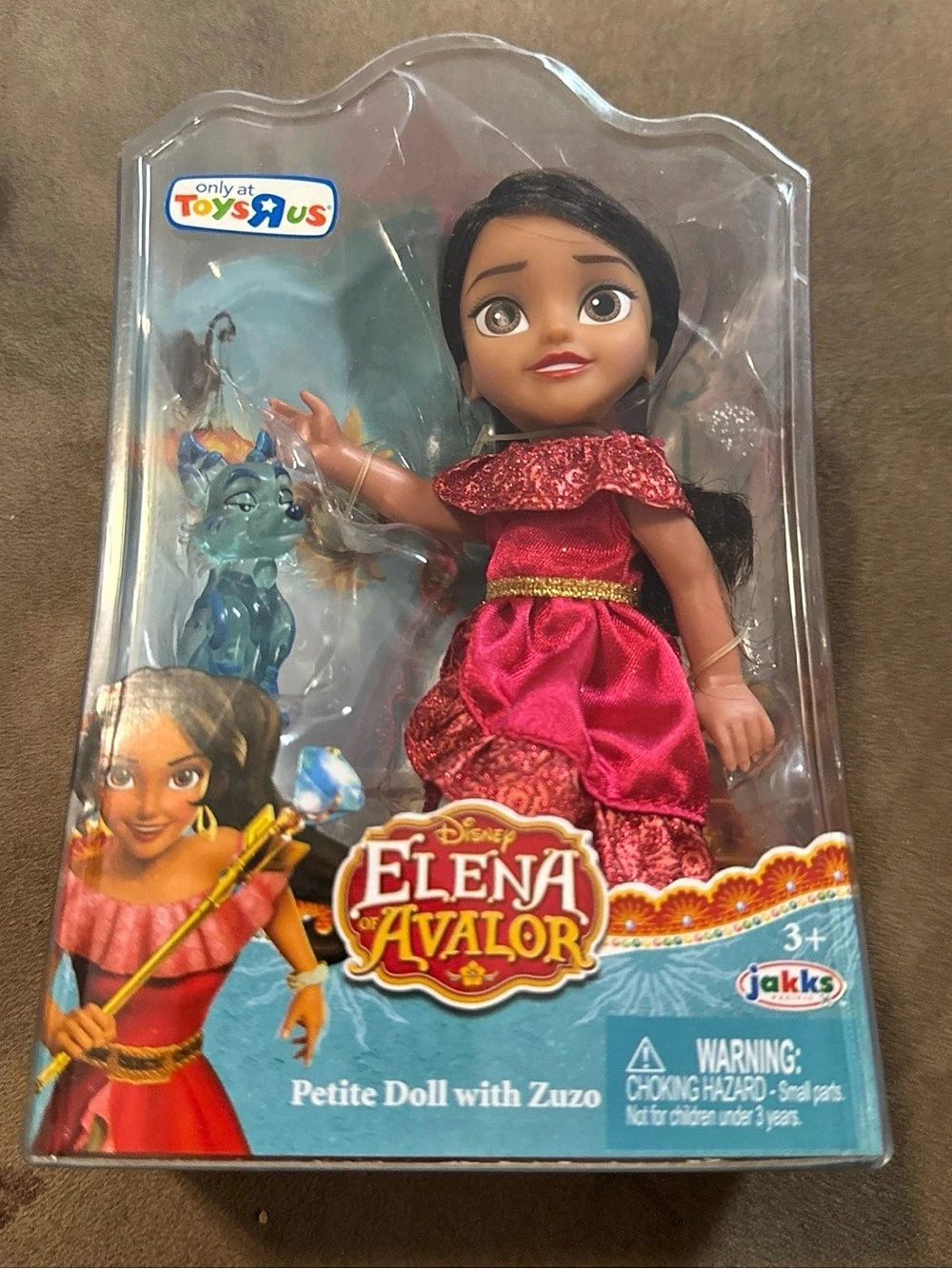Disney Elena of Avalor Petite Doll with Zuzo NWT